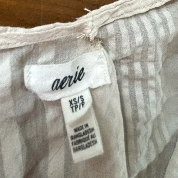 NWT Aerie Seersucker Gauze Tie Cape - Picture 5 of 12